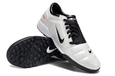 Nike Total 90 II TF Artificial Turf Soccer Shoes - Beige/Black/White