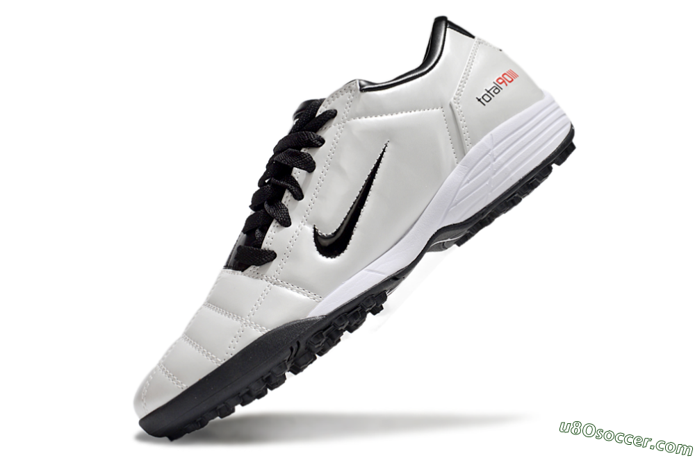 Nike Total 90 II TF Artificial Turf Soccer Shoes - Beige/Black/White 5