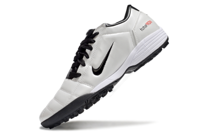 Nike Total 90 II TF Artificial Turf Soccer Shoes - Beige/Black/White