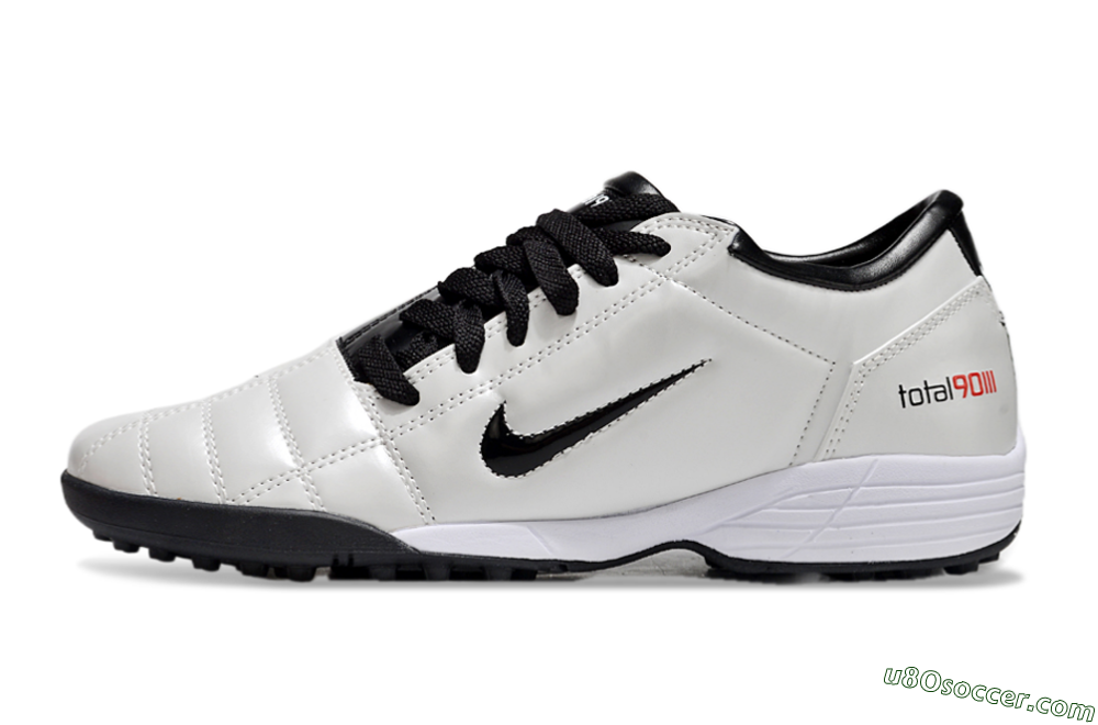 Nike Total 90 II TF Artificial Turf Soccer Shoes - Beige/Black/White 2
