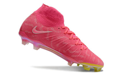 Nike Phantom Luna Elite FG Firm Ground Soccer Cleats - Pink/White/Yellow