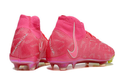 Nike Phantom Luna Elite FG Firm Ground Soccer Cleats - Pink/White/Yellow