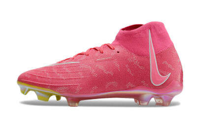 Nike Phantom Luna Elite FG Firm Ground Soccer Cleats - Pink/White/Yellow