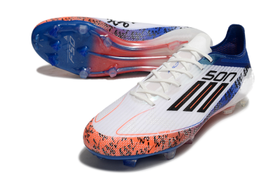 Adidas F50 Elite FG Firm Ground Soccer Cleats - White/Red/Blue