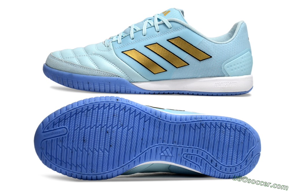 Adidas Top Sala Competition IC Indoor & Futsal Soccer Shoes - Jade/Gold/Black 0