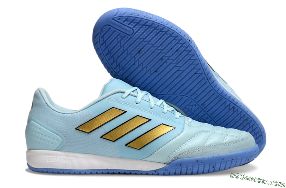 Adidas Top Sala Competition IC Indoor & Futsal Soccer Shoes - Jade/Gold/Black 1