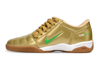 Nike Total 90 II IC Indoor & Futsal Soccer Shoes - Gold/Green/White