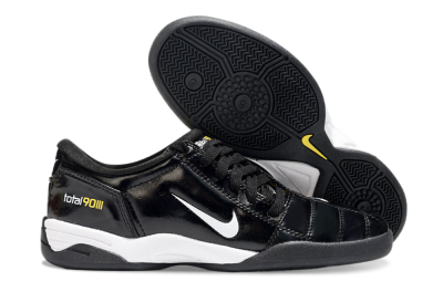 Nike Total 90 II IC Indoor & Futsal Soccer Shoes - Black/White/Yellow