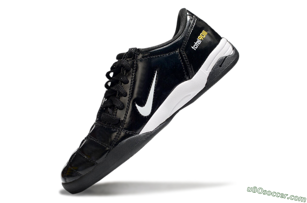 Nike Total 90 II IC Indoor & Futsal Soccer Shoes - Black/White/Yellow 5