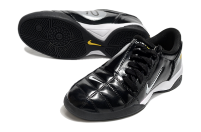 Nike Total 90 II IC Indoor & Futsal Soccer Shoes - Black/White/Yellow