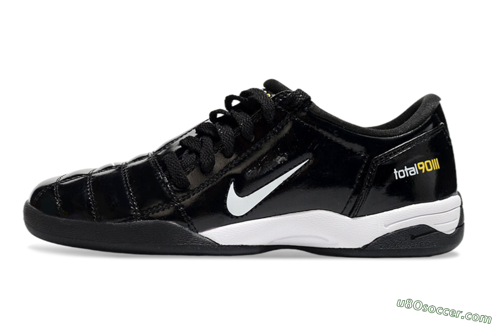Nike Total 90 II IC Indoor & Futsal Soccer Shoes - Black/White/Yellow 2