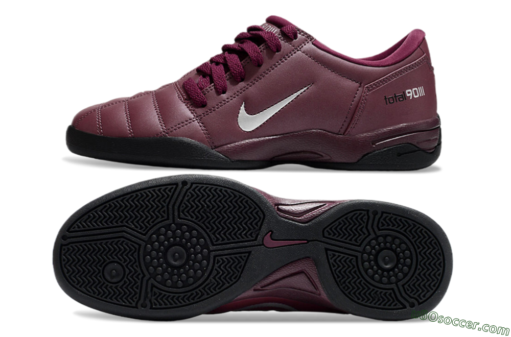 Nike Total 90 II IC Indoor & Futsal Soccer Shoes - Red/Black/White 0