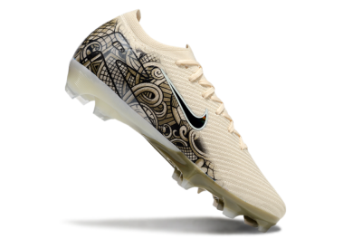 Nike Air Zoom Mercurial Vapor 16 Elite FG Firm Ground Soccer Cleats - Beige/Black/White