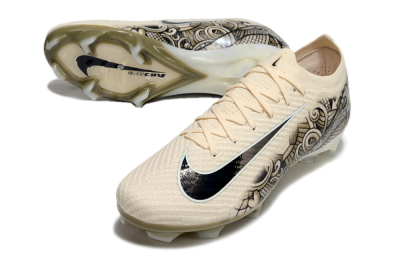 Nike Air Zoom Mercurial Vapor 16 Elite FG Firm Ground Soccer Cleats - Beige/Black/White