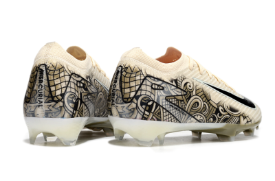 Nike Air Zoom Mercurial Vapor 16 Elite FG Firm Ground Soccer Cleats - Beige/Black/White