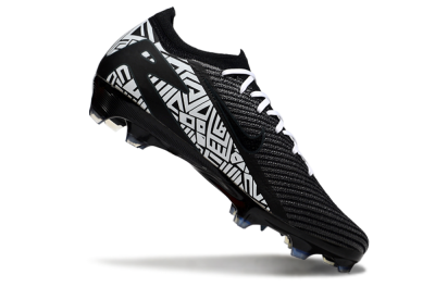 Nike Air Zoom Mercurial Vapor 16 Elite FG Firm Ground Soccer Cleats - Black/White/Blue