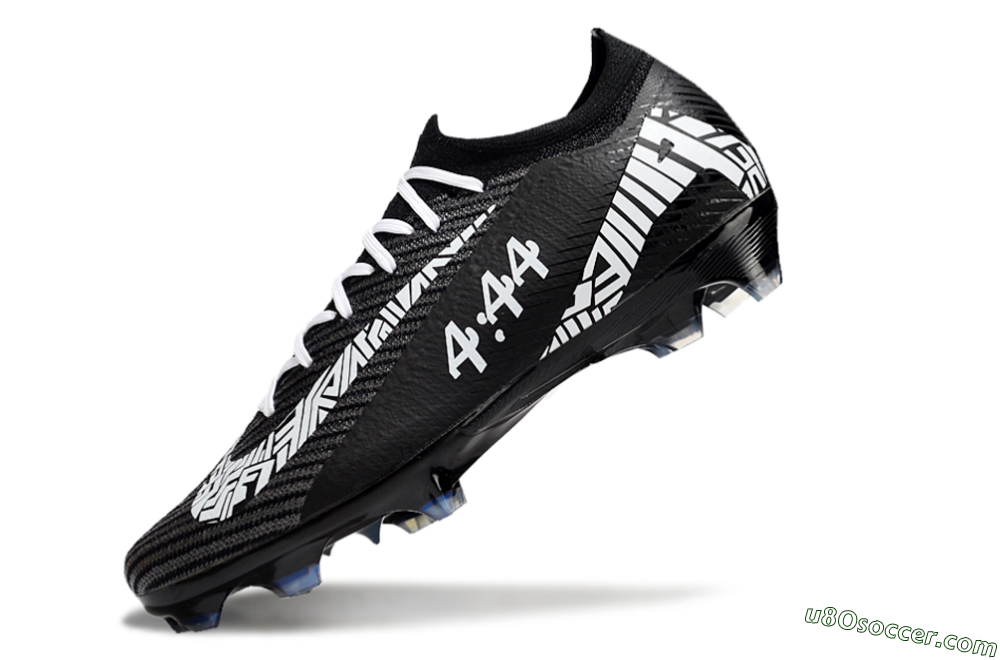 Nike Air Zoom Mercurial Vapor 16 Elite FG Firm Ground Soccer Cleats - Black/White/Blue 5