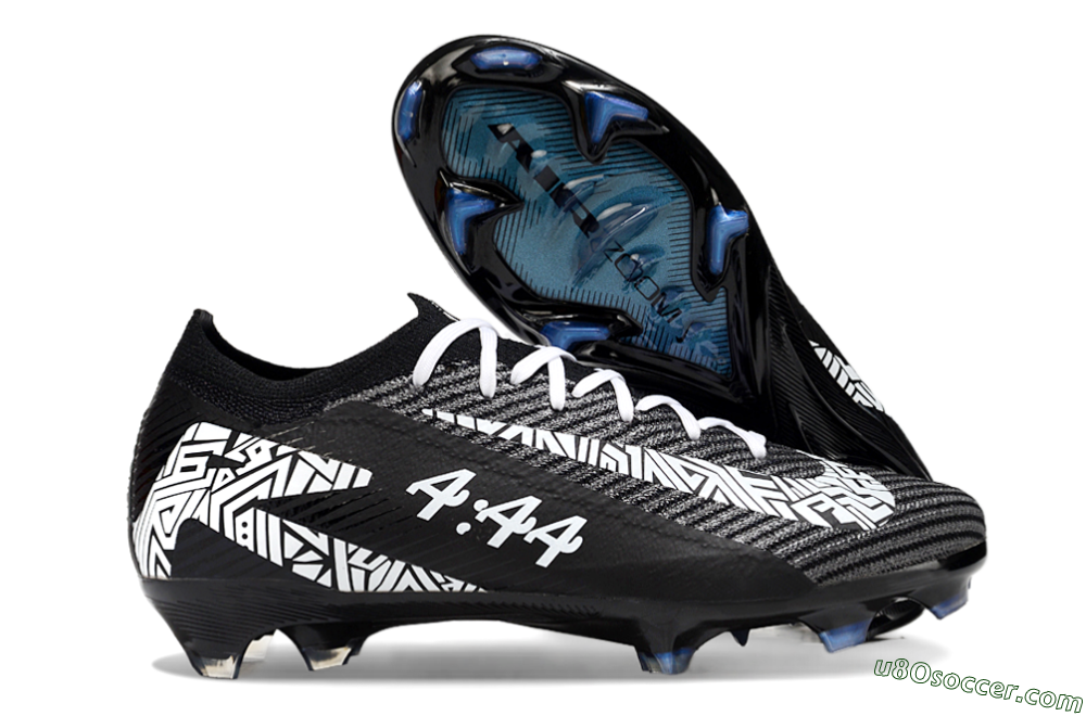 Nike Air Zoom Mercurial Vapor 16 Elite FG Firm Ground Soccer Cleats - Black/White/Blue 1