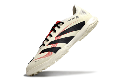 Adidas Predator Elite 25 TF Artificial Turf Soccer Shoes - Beige/Black/Red