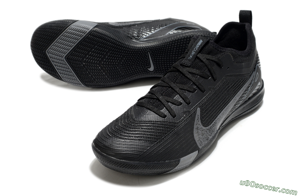 Nike Air Zoom Mercurial Vapor 16 Pro IC Indoor & Futsal Soccer Shoes - Black/Grey/Blue 3