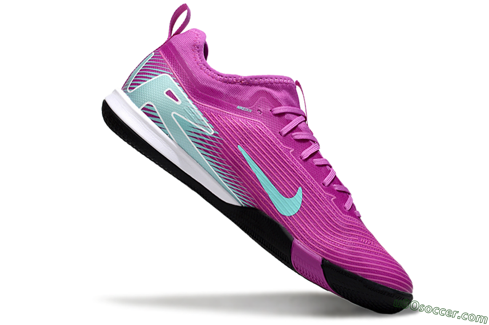 Nike Air Zoom Mercurial Vapor 16 Pro IC Indoor & Futsal Soccer Shoes - Purple/Jade/White 4