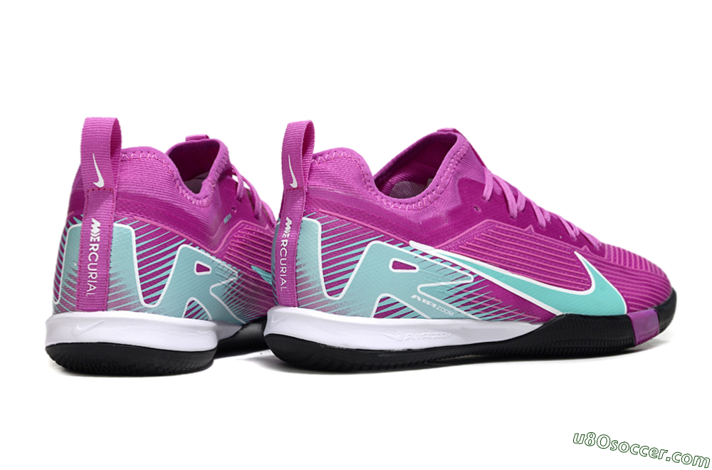 Nike Air Zoom Mercurial Vapor 16 Pro IC Indoor & Futsal Soccer Shoes - Purple/Jade/White 6