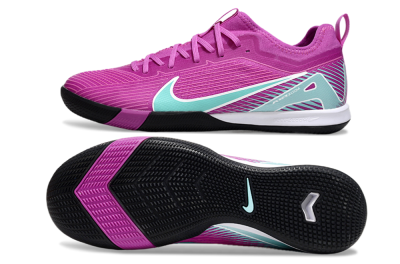 Nike Air Zoom Mercurial Vapor 16 Pro IC Indoor & Futsal Soccer Shoes - Purple/Jade/White