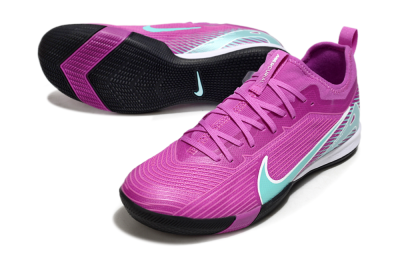 Nike Air Zoom Mercurial Vapor 16 Pro IC Indoor & Futsal Soccer Shoes - Purple/Jade/White
