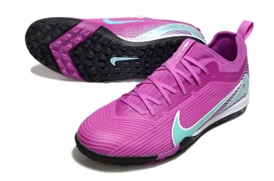 Nike Air Zoom Mercurial Vapor 16 Pro TF Artificial Turf Soccer Shoes - Purple/Jade/White