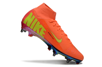 Nike Air Zoom Mercurial Superfly 10 Elite SG Soft Ground Soccer Cleats - Red/Yellow/Black