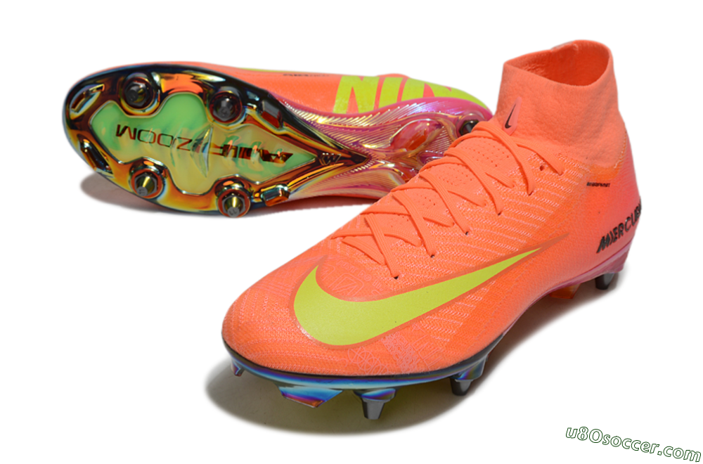 Nike Air Zoom Mercurial Superfly 10 Elite SG Soft Ground Soccer Cleats - Red/Yellow/Black 3