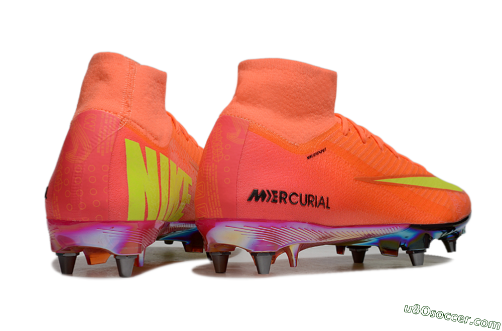 Nike Air Zoom Mercurial Superfly 10 Elite SG Soft Ground Soccer Cleats - Red/Yellow/Black 6