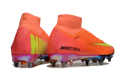 Nike Air Zoom Mercurial Superfly 10 Elite SG Soft Ground Soccer Cleats - Red/Yellow/Black