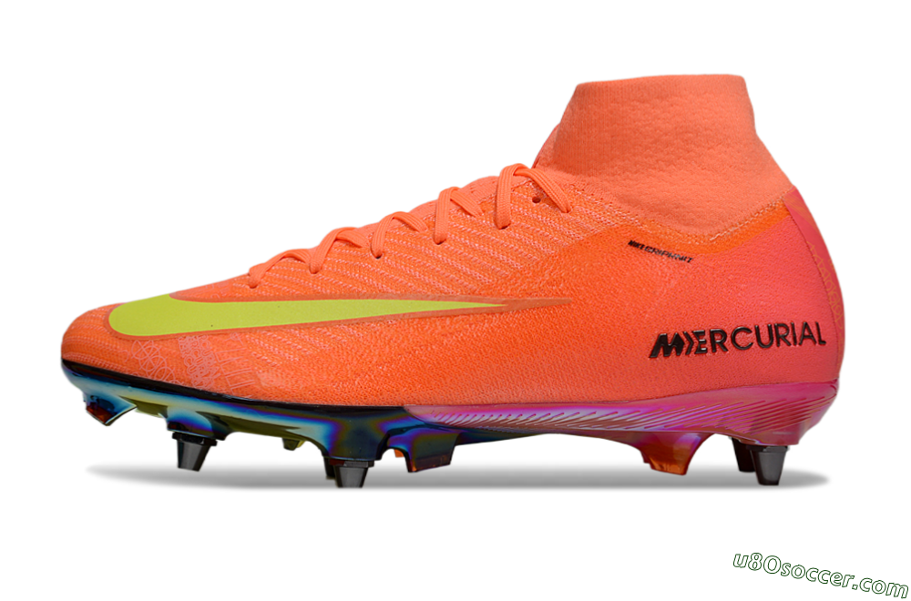 Nike Air Zoom Mercurial Superfly 10 Elite SG Soft Ground Soccer Cleats - Red/Yellow/Black 2
