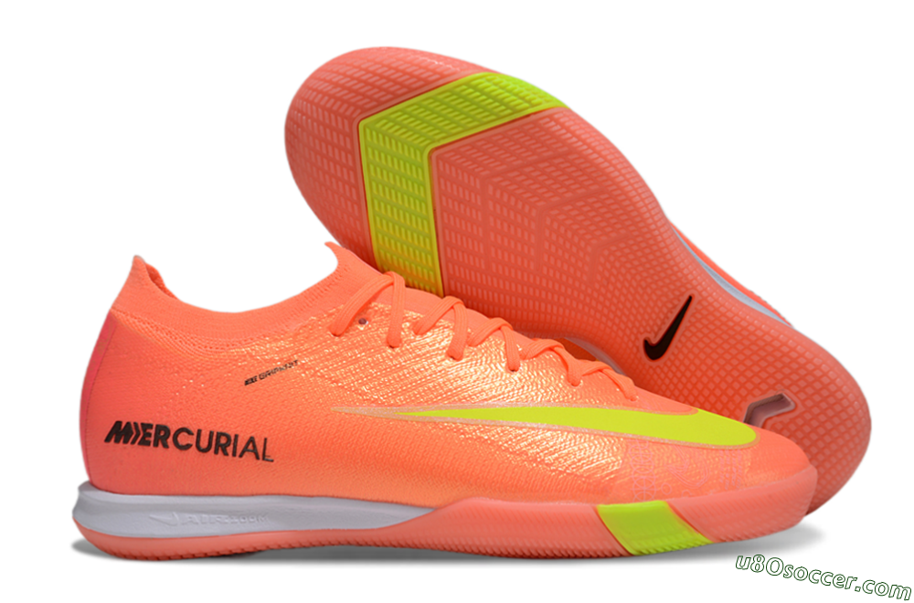 Nike Air Zoom Mercurial Vapor 16 Elite IC Indoor & Futsal Soccer Shoes - Red/Yellow/White 1