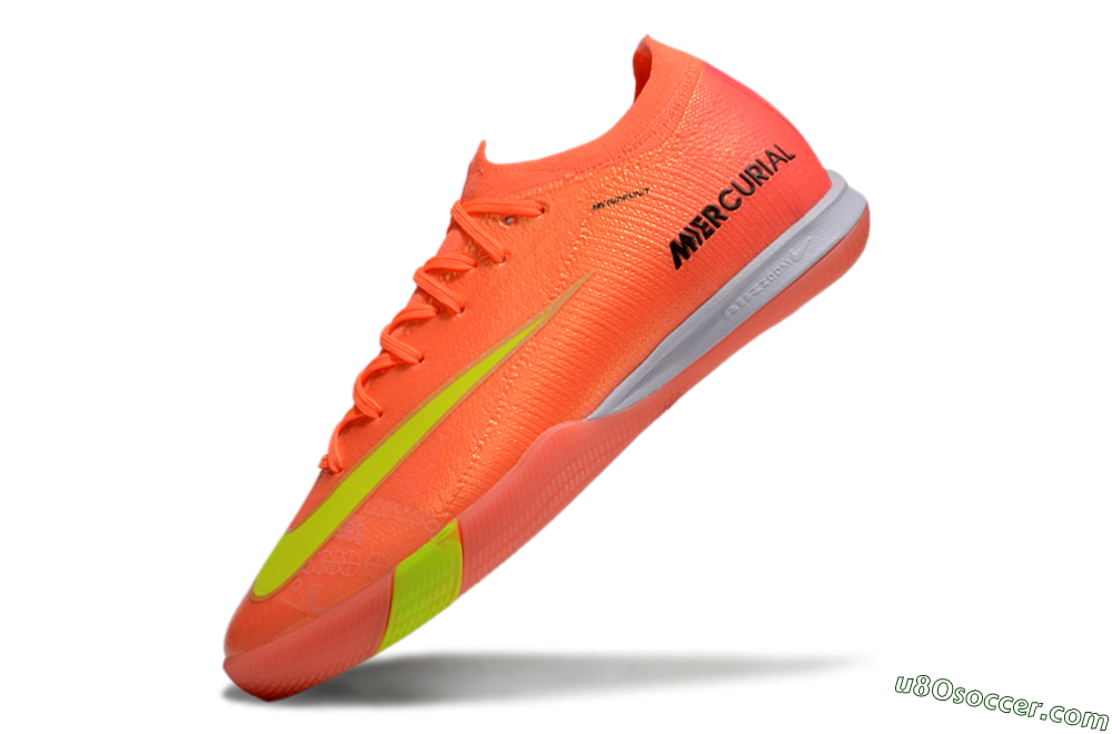 Nike Air Zoom Mercurial Vapor 16 Elite IC Indoor & Futsal Soccer Shoes - Red/Yellow/White 5