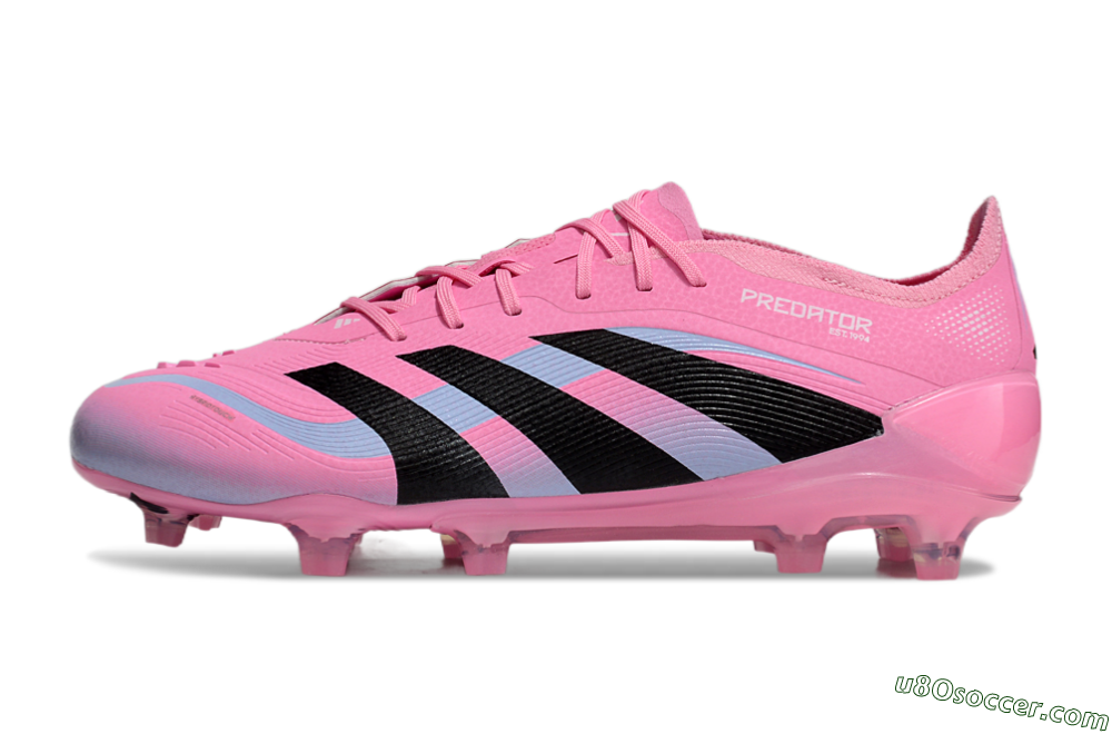 Adidas Predator Elite 25 FG Firm Ground Soccer Cleats - Pink/Black/Jade 2