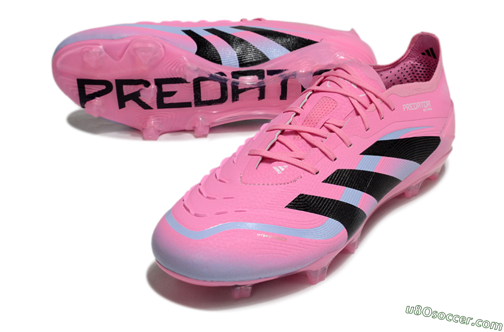 Adidas Predator Elite 25 FG Firm Ground Soccer Cleats - Pink/Black/Jade 3