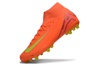 Nike Air Zoom Mercurial Superfly 10 Acadamy AG Artificial Grass Soccer Cleats - Red/Yellow/Black