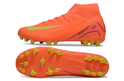Nike Air Zoom Mercurial Superfly 10 Acadamy AG Artificial Grass Soccer Cleats - Red/Yellow/Black