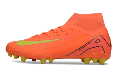 Nike Air Zoom Mercurial Superfly 10 Acadamy AG Artificial Grass Soccer Cleats - Red/Yellow/Black