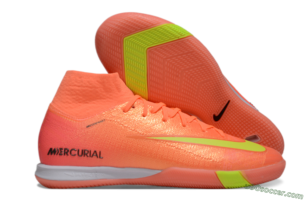 Nike Air Zoom Mercurial Superfly 10 Elite IC Indoor & Futsal Soccer Shoes - Red/Yellow/Black 1