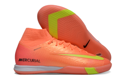Nike Air Zoom Mercurial Superfly 10 Elite IC Indoor & Futsal Soccer Shoes - Red/Yellow/Black
