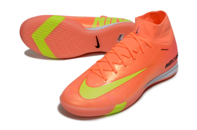Nike Air Zoom Mercurial Superfly 10 Elite IC Indoor & Futsal Soccer Shoes - Red/Yellow/Black