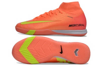 Nike Air Zoom Mercurial Superfly 10 Elite IC Indoor & Futsal Soccer Shoes - Red/Yellow/Black