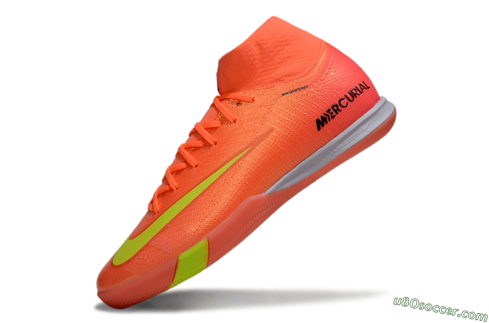 Nike Air Zoom Mercurial Superfly 10 Elite IC Indoor & Futsal Soccer Shoes - Red/Yellow/Black 5