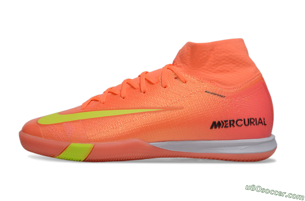 Nike Air Zoom Mercurial Superfly 10 Elite IC Indoor & Futsal Soccer Shoes - Red/Yellow/Black 2