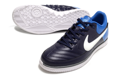 Nike Street Gato IC Indoor & Futsal Soccer Shoes - Black/White/Blue