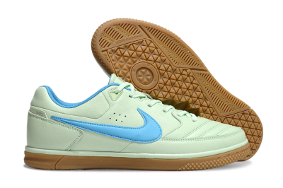 Nike Street Gato IC Indoor & Futsal Soccer Shoes - Avocado/Blue/Brown