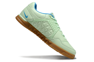 Nike Street Gato IC Indoor & Futsal Soccer Shoes - Avocado/Blue/Brown